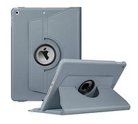 FINTIE Case Compatible with iPad 9th Generation 2021 / 8th Gen 2020 / 7th Gen 2019 10.2 Inch - [Stylus Storage] 360° Rotating Protective Case Cover, Cloudy Blue