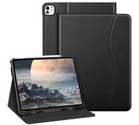 FINTIE Case Compatible with iPad Pro 13 inch (2024) M4 - [Multi-Angle] Smart Stand Cover w/Pencil Holder & Pocket, Auto Sleep/Wake, Black
