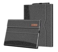FINTIE Case Compatible with Microsoft Surface Pro 11/10/9 (2024-2022) 13 Inch, Multiple Angle Viewing Cover with Pocket & Stylus Holder, Gray