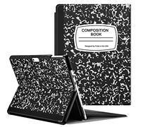 FINTIE Case Compatible with Microsoft Surface Pro 9 (2022 Release) 13 inch - Multiple Angle Viewing Hard Shell Slim Portfolio Cover Compatible with Type Cover Keyboard, Composition Book