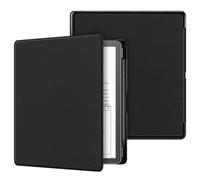 FINTIE Case for 10.2" Kindle Scribe 1st generation - 2024/2022 release [Built-in Pen Holder] Lightweight PU Leather Folio Cover with Auto Sleep Wake for New Kindle Scribe 2024/2022, Black