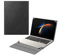 Fintie Sleeve Case for 16" Samsung Galaxy Book3 Pro NP960QFG/Samsung Galaxy Book3 Ultra NP960XFH/Samsung Galaxy Book3 Pro 360 NP960XFG - Premium PU Leather Portfolio Book Cover (Black)