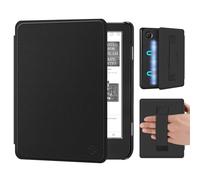 Fintie Case for 6" Kobo Clara Colour (2024) /Clara BW (2024) /2E (2022) - Lightweight Slim Shell Cover with Hand Strap Auto Sleep/Wake, Black