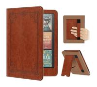 FINTIE Case for 7"/6.8" Kindle Paperwhite(12th/11th Generation-2024/2021) and Kindle Colorsoft Signature Edition - Foldable Stand Cover Auto Wake/Sleep for Paperwhite 2024, Vintage Brown