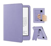 FINTIE Case for 7"/6.8" Kindle Paperwhite(12th/11th Generation-2024/2021) and Kindle Colorsoft Signature Edition - Foldable Stand Cover Auto Wake/Sleep for Paperwhite 2024, Lilac Purple