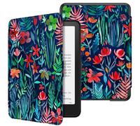 FINTIE Case for 7" All-New Kindle Paperwhite (12th Generation-2024) & Kindle Colorsoft Signature Edition, Slim Lightweight Shell PU Leather Protective Cover with Auto Sleep/Wake, Jungle Night