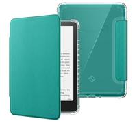 FINTIE Case for 7" Kindle Paperwhite 12th Gen 2024 & Kindle Colorsoft | Ultra Clear Soft Light Transparent TPU Back Cover, Auto Wake/Sleep, for Kindle Paperwhite 12th Generation 2024, Jade