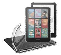 FINTIE Case for 7" Kindle Paperwhite (12th generation) 2024 & Kindle Colorsoft 2025/ Paperwhite Signature Edition 2024, Ultra Slim Clear Soft Flexible Transparent TPU Back Shell Cover, Glitter