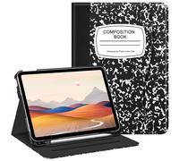 FINTIE Case for iPad 10th Generation 10.9 Inch (2022 Model), Multi-Angle Viewing Protective Stand Cover with Pencil Holder & Pocket, Auto Sleep/Wake, Composition Book