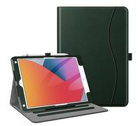 FINTIE Case for iPad 9th / 8th / 7th Generation (2021/2020/2019) 10.2 Inch - [Corner Protection] Multi-Angle Viewing Stand Cover with Pocket & Pencil Holder, Auto Sleep Wake, Midnight Green