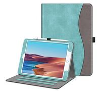 FINTIE Case for iPad 9th / 8th / 7th Generation (2021/2020/2019) 10.2 Inch - [Corner Protection] Multi-Angle Viewing Stand Cover with Pocket & Pencil Holder, Auto Wake Sleep, Turquoise