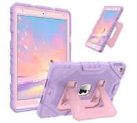 FINTIE Case for iPad 9th Generation (2021) / 8th Generation (2020) / 7th Gen (2019) 10.2 Inch, Fully-Body Rugged Heavy Duty Shockproof Protective Case with Built-in Kickstand for Kids, Purple