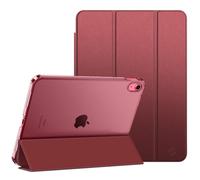 FINTIE Case for iPad A16 11th Gen 11 Inch 2025 and 10th Gen 10.9 Inch 2022 | Ultra Slim, Frosted Coloured Back Shell, Fold-back Stand, Auto Wake Sleep, for School or Office, Burgundy