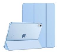 FINTIE Case for iPad A16 11th Gen 11 Inch 2025 and 10th Gen 10.9 Inch 2022 | Ultra Slim, Frosted Coloured Back Shell, Fold-back Stand, Auto Wake Sleep, for School or Office, Sky Blue