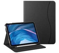 FINTIE Case for iPad 10th Generation (2022) 10.9 Inch, Multi-Angle Viewing Protective Stand Cover with Pencil Holder & Pocket, Auto Sleep/Wake, Black