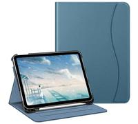FINTIE Case for iPad (A16) 11th Generation 11 Inch (2025), iPad 10th Generation 10.9 Inch (2022), Multi-Angle Viewing Stand Cover w/Pencil Holder & Pocket, Auto Sleep/Wake, Ocean Blue
