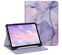FINTIE Case for iPad (A16) 11th Generation 11 Inch (2025), iPad 10th Generation 10.9 Inch (2022), Multi-Angle Viewing Stand Cover w/Pencil Holder & Pocket, Auto Sleep/Wake, Lilac Purple