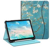 FINTIE Case for iPad (A16) 11th Generation 11 Inch (2025), iPad 10th Generation 10.9 Inch (2022), Multi-Angle Viewing Stand Cover w/Pencil Holder & Pocket, Auto Sleep/Wake, Blossom