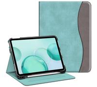 FINTIE Case for iPad A16 11th Generation 11 Inch & iPad 10th Gen 10.9 Inch | Multi-Angle Viewing Protective Stand Cover, Built-in Pencil Holder & Storage Pocket, Auto Wake/Sleep, Turquoise