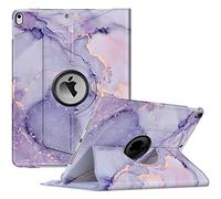 Fintie Case for iPad Air 10.5 inch 2019 (3rd Generation) / iPad Pro 10.5 inch 2017, 360 Degree Adjustable Protective Case with Built-in Pencil Holder, Auto Sleep/Wake Function, Purple Marble
