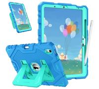FINTIE Case for iPad Air 11 inch (2025/2024) M3/M2, iPad Air 5th/4th Generation (2022-2020), Fully-Body Rugged Heavy Duty Shockproof Protective Case with Built-in Stand for Kids Boys & Girls, Blue