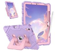 FINTIE Case for iPad Air 11 inch (2025/2024) M3/M2, iPad Air 5th/4th Generation (2022-2020), Fully-Body Rugged Heavy Duty Shockproof Protective Case with Built-in Stand for Kids Boys & Girls, Purple
