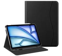 FINTIE Case for iPad Air 11 inch (2024) M2, iPad Air 6th / 5th / 4th Generation (2024/2022/2022) - [Multi-Angle Viewing] Folio Stand Protective Cover with Pencil Holder & Pocket, Black