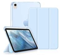 FINTIE Case for iPad Mini 7th A17 Pro/iPad Mini 6th Generation 8.3 Inch | Ultra Slim, Frosted Back Cover, Built-in Pencil Holder, Auto Wake/Sleep, Sky Blue