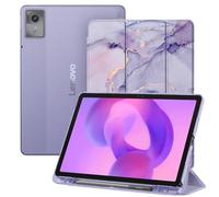 FINTIE Case for Lenovo Idea Tab 11 Inch 2025 (TB-336ZU/TB-336FU) - Ultra Slim Protective Case with Translucent Back Cover with Auto Sleep/Wake Function, Lilac Marble
