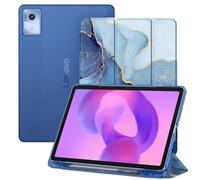 FINTIE Case for Lenovo Idea Tab 11 Inch 2025 (TB-336ZU/TB-336FU) - Ultra Slim Protective Case with Translucent Back Cover with Auto Sleep/Wake Function, Ocean Marble