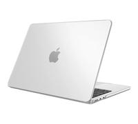 Fintie Case for MacBook Air 13.6 Inch A3240 A3113 A2681 (2022 2023 2024 2025 Release) - Protective Snap On Hard Shell Cover for MacBook Air 13 Inch M2 M3 M4 Chip (Frost Clear)
