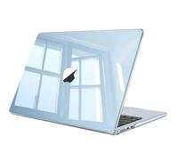Fintie Case for MacBook Air 13.6 Inch A3240 A3113 A2681 (2022 2023 2024 2025 Release) - Protective Snap On Hard Shell Cover for MacBook Air 13 Inch M2 M3 M4 Chip (Sky Blue)