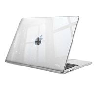 Fintie Case for MacBook Air 13.6 inch M4/M3/M2 (2025/2024/2022), Snap On Hard Shell Cover Compatible with MacBook Air 13.6" Retina Display & Touch ID, A3240 A3113 A2681, Glittering Clear