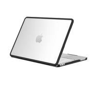 Fintie Case for MacBook Neo 13 inch (2026 Release, Model A3404) - Clear Matte Hard Shell with TPU Soft Bumper, Slim Shockproof Matte MacBook Neo Cover for Work Travel Study Daily Use (Black)