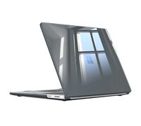 Fintie Case for Microsoft Surface Copilot+ PC 15 Inch 2024 Model, 7 Edition - Protective Slim Snap On Hard Shell Cover, Crystal Black