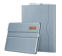 FINTIE Case for Microsoft Surface Go (4/3/2/1) 2023-2018, 10.5 Inch Multi-Angle Portfolio Cove w/Pocket, Compatible with Kickstand and Keyboard, Ice Blue