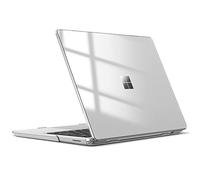 FINTIE Case for Microsoft Surface Laptop Go 3/2/1 (2023-2020) - 12.4 Inch Ultra Slim Clear Cover Protective Snap On Hard Shell Cover, Crystal Clear