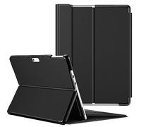 FINTIE Case for Microsoft Surface Pro 11/10/9 (2024-2022) - 13 inch, Multiple Angle Hard Shell Slim Portfolio Cover Compatible with Original Keypad and Kickstand, Black