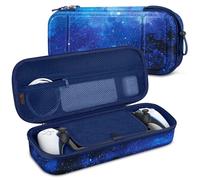 FINTIE Case for PlayStation Portal Remote Player - Shockproof Hard Shell Carrying Protective Cover, Portable Travel Bag with Inner Pocket for PS5 Portal and Accessories, Blue Sky