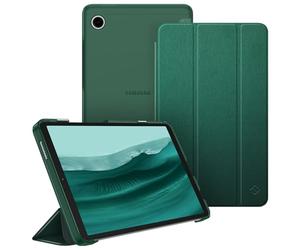 FINTIE Case for Samsung Galaxy Tab A11 8.7 Inch 2025/ Tab A9 8.7 Inch Screen Size, Ultra Thin Protective Case with Translucent Back Cover for Tablet A11/ A9, Dark Green