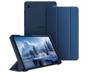 FINTIE Case for Samsung Galaxy Tab A11 8.7 Inch 2025/ Tab A9 8.7 Inch Screen Size, Ultra Thin Protective Case with Translucent Back Cover for Tablet A11/ A9, Dark Blue