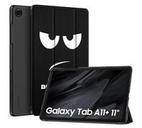 FINTIE Case for Samsung Galaxy Tab A11 Plus/ A11+ 2025 11 Inch Screen Size Model (SM-X236B/SM-X230), Lightweight Translucent Frosted Back Cover with Auto Wake/Sleep, Don't Touch