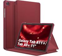 FINTIE Case for Samsung Galaxy Tab A11+ Plus/ A9+ Plus 11 inch (2023/2025), Slim Shield Multiple Angle Stand with Soft TPU Back Shell Cover Model SM-X230/ 236B/ X210/ X216/ X218, Wine
