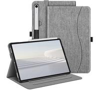 Fintie Case for Samsung Galaxy Tab S10 FE/ S9 FE 5G 10.9 Inch/Tab S9 11 Inch, Multi-Angle Viewing Protective Cover with Pocket, Auto Sleep/Wake, Grey