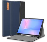 Fintie Case for Samsung Galaxy Tab S10 FE/ S9 FE 5G 10.9 Inch/Tab S9 11 Inch with Built-in S Pen Holder, Multiple Angle Portfolio Business Cover with Pocket Auto Sleep/Wake, Navy