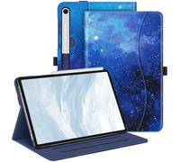 FINTIE Case for Samsung Galaxy Tab S9 FE 10.9 Inch/Galaxy Tab S9 11 Inch 2023, Multi-Angle Viewing Protective Cover with Pocket, Auto Sleep/Wake, Starry Sky