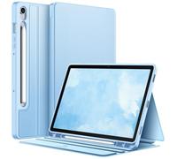 FINTIE Case for Samsung Galaxy Tab S10 Lite/ S10 FE 2025/ S9 FE 10.9 Inch/ S9 11 Inch with S Pen Holder, Slim Shield Multiple Angle Stand with Soft TPU Back Shell Cover, Blue