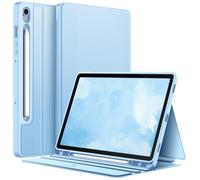 FINTIE Case for Samsung Galaxy Tab S10 FE 2025/ S9 FE 10.9 Inch/ S9 11 Inch with S Pen Holder, Slim TPU Folio Tablet Case with Stand Function, Blue