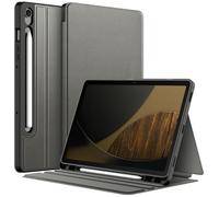 FINTIE Case for Samsung Galaxy Tab S10 Lite/ S10 FE 2025/ S9 FE 10.9" | with S Pen Holder, Slim Shield Multiple Angle Stand with Soft TPU Back Shell Cover, Dark Grey