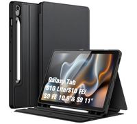FINTIE Case for Samsung Galaxy Tab S10 Lite/ S10 FE 2025/ S9 FE 10.9" | with S Pen Holder, Slim Shield Multiple Angle Stand with Soft TPU Back Shell Cover, Black